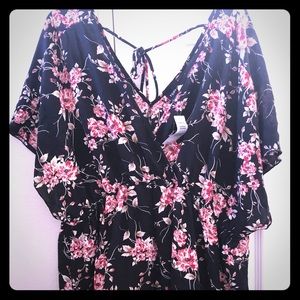 Torrid floral surplis babydoll